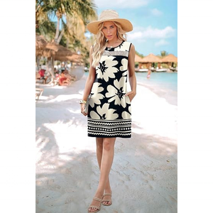 Vestidos de Verano WIHOLL para Mujer 2026, Vestido Mini de Encaje con Bolsillos para Vacaciones en la Playa y Moda de Primavera - Product Image 3