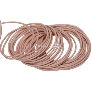 Gran oferta, lo último en accesorios de joyería artesanal DIY, Cordones redondos de algodón de cera de 5mm, precio al por mayor para accesorios de cordón de algodón redondo ceroso - Product Image 3