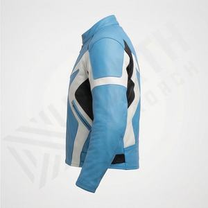 Chaqueta de Motociclista de Cuero Genuino para Hombre de la Mejor Calidad, Nueva Colección de Invierno, Chaquetas de Motocicleta con Protecciones Desmontables Personalizadas - Product Image 3