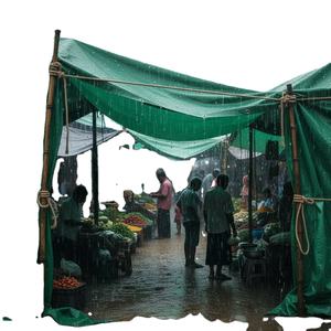 Lona de Protección Impermeable Resistente al Desgarro para Puestos de Venta al Aire Libre, Cubierta para Puestos de Mercado de Temporada - Product Image 1