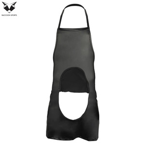 Tablier en cuir sexy pour homme, tenue de club exotique, tablier ouvert sur le devant pour homme, uniforme de fête, tablier de serveur en similicuir, costume de fête professionnel - Product Image 6