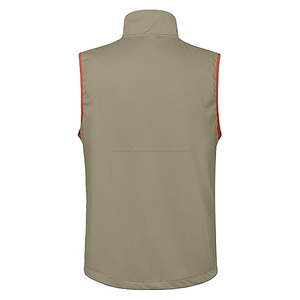 Chaleco de golf ligero y transpirable para hombre, cortavientos, de secado rápido, sin mangas, con cuello alto y cremallera, chaleco deportivo. - Product Image 3