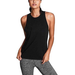 Camiseta sin mangas de cuello redondo para mujer, de color sólido, transpirable, de poliéster tejido, para uso casual. - Product Image 6