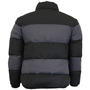 Veste d'hiver matelassée pour homme, couleur noire, rembourrage en coton, style streetwear, coupe-vent, pour adulte, service OEM. - Product Image 5