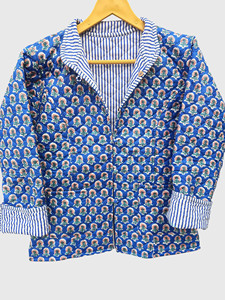 Manteau Bohème en Velours Brodé à Motifs Floraux, Col Mandarin, Manches Longues, Grande Taille, Vêtement d'Extérieur pour Femme, Collection Automne - Product Image 4