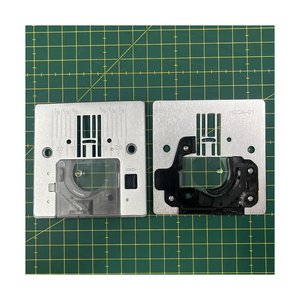 H2A0033004+H2A0053000 NEEDLE PLATE <b>SET</b> HOUSEHOLD DOMESTIC <b>SEWING</b> MACHINE PARTS MADE in TAIWAN - Product Image 1