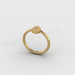 แหวนแต่งงานแบบซ้อนได้ ทำด้วยมือ เงินแท้ 925 ประดับเพชร CZ รูปไข่ 6x8 มม. ชุบทอง 18k ดีไซน์เรียบหรู เหมาะสำหรับผู้หญิง เป็นของขวัญสำหรับงานปาร์ตี้ - Product Image 4