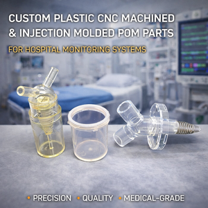Pièces moulées par injection en nylon personnalisées, couleur personnalisée, service OEM, logo client, emballage personnalisé pour les systèmes de surveillance hospitalière - Product Image 3
