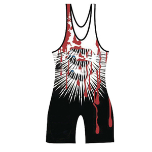 2026 Sportswear Custom <b>Plus</b> <b>Size</b> Casual Weightlifting Bodysuit with Chains & Embroidery Sublimation Wrestling Singlet - Product Image 3