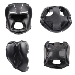 Clear Vision <b>Foam</b> <b>Padded</b> Head Guard With Adjustable Straps Martial Arts Helmet Boxing Headgear Fighting Sparring Head Guard - Product Image 4