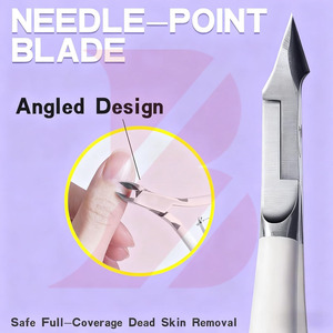 Cortacutículas Ergonómico con Mango Rosa Claro, Agarre Suave, Profesional, Diseño Ligero y Cómodo para Uso Prolongado - Product Image 5