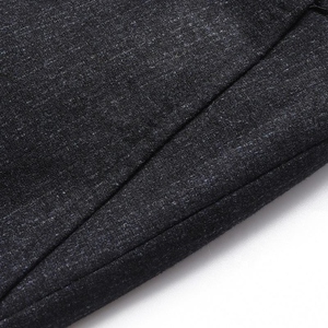 Men's <b>Black</b> <b>Wool</b> Long Trench <b>Overcoat</b> Notched Lapel Open Front Wind-Proof Thick Woven Fabric Regular Sleeve with Pockets - Product Image 6