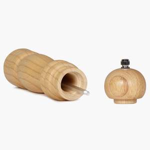 Premium Wooden Salt & <b>Pepper</b> <b>Grinder</b> Set Manual Adjustable Mill - Product Image 6