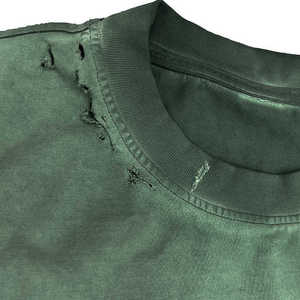 Affordable Rate Men Distressed T Shirt Lightweight Premium Quality Hot Selling Durable Material Latest <b>Design</b> Distressed T Shirt - Product Image 3