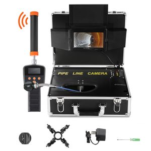 Localizzatore 512Hz, Endoscopio Industriale da 7 Pollici IP68, Telecamera per Fognature con 12 LED Regolabili, Funzione DVR per Ispezione Tubazioni fino a 30 m - Product Image 1