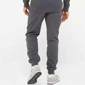 Ensemble de survêtement gris à capuche pour homme, manches longues, couleur unie, sweat-shirt et pantalon décontractés avec poches latérales, vêtements d'automne - Product Image 4