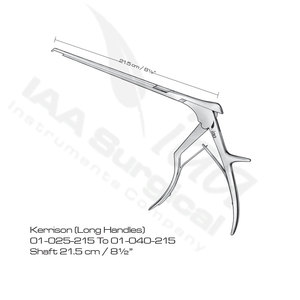 Pinces Kerrison Ferris Smith de 18 cm certifiées CE, de haute qualité, en acier inoxydable, pour la neurochirurgie, instrument médical - Product Image 2