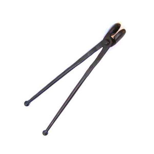Tenazas de hierro forjado de 14.5 pulgadas para herradores, veterinarios y forja, de alta resistencia, color negro - Product Image 4