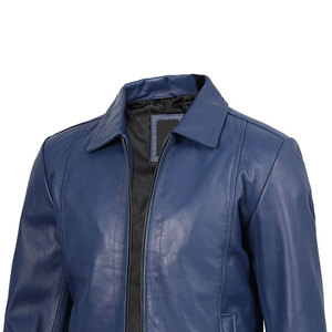 Chaqueta de Cuero Moderna y Elegante, con Bordado Personalizado y Diseño Impreso, para Invierno, Chaquetas de Cuero para Hombre - Product Image 4