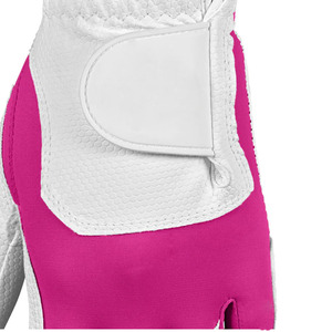 Guante de Golf de Piel de Oveja Rosa y Blanco para Hombre, Transpirable, Antideslizante, Suave, Flexible, Ligero, con Cierre de Gancho y Bucle, para Deportes al Aire Libre - Product Image 2