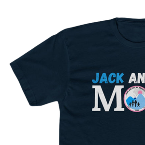 T-shirt bleu marine Jack and Jill Legacy Maker Mom pour femme, t-shirt graphique en coton doux à manches courtes, décontracté, fierté familiale - Product Image 5