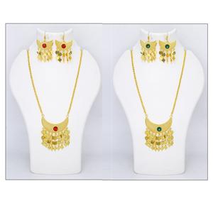 Alta calidad de lujo 24K 18K Color oro árabe Dubai chapado en oro conjuntos de joyas de lujo Dubai conjuntos de joyas de joyería para mujeres - Product Image 1