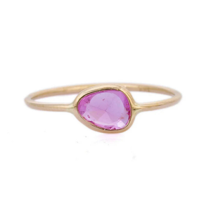 18K Gold Plated Sapphire Cluster Wedding Ring for Women - Product Image 1