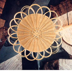 Assiette de présentation décorative en rotin, tressée à la main, naturelle, pour événements, fabriquée au Vietnam TUYET DUNG - Product Image 4