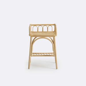 Nueva mesita de noche de ratán para niños, hecha a mano, de mimbre, mueble de guardería, estante de almacenamiento, decoración natural para el hogar. - Product Image 2