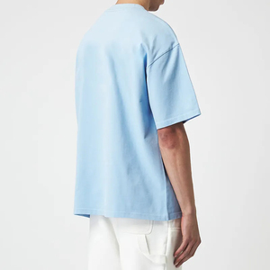 Camiseta Lisa de 230 g/m² para Hombre, Camiseta con Estampado en Algodón Orgánico, Camiseta Oversize con Estampado para Hombre, Ropa Urbana - Product Image 2