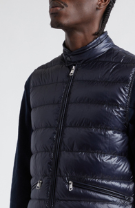 Gilet matelassé sans manches pour homme, personnalisable avec logo, épais, respirant, imperméable, anti-plis, idéal pour l'hiver - Product Image 2