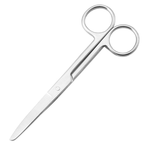 Ciseaux chirurgicaux manuels en acier inoxydable, lame droite, poignée ronde, ciseaux à pansements médicaux, kit chirurgical pour les premiers secours et les traumatismes - Product Image 3