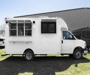Compre un Camión de Comida Móvil Eléctrico de Acero Inoxidable, Carrito de Comida para Hamburguesas, BBQ y Tacos, Remolque de Comida Móvil para la Calle, Europa - Product Image 4