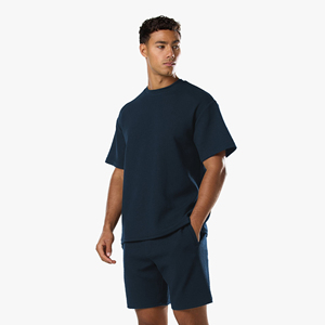 Ensemble d'été pour hommes, t-shirt à manches courtes et shorts, ensemble deux pièces, ensemble de fitness et vêtements décontractés - Product Image 1