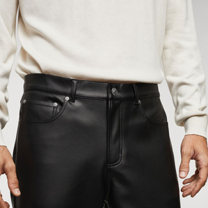 ผู้จัดจำหน่ายขายส่งที่ดีที่สุด หนังแท้คุณภาพเยี่ยม กางเกงหนังแฟชั่นสำหรับผู้หญิง กางเกงหนังคุณภาพพรีเมียมสำหรับผู้ชาย รับผลิตแบบ OEM - Product Image 5