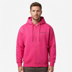 Sudadera con Capucha para Hombre, Estilo Oversize, Hombros Caídos, con Bolsillos Laterales, de Algodón Grueso, con Cordón Ajustable - Product Image 2