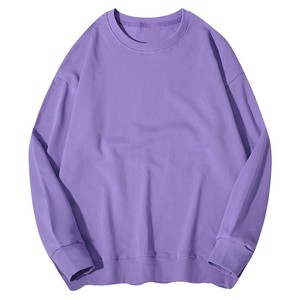 Sudadera de Forro Polar Personalizada Morada para Mujer, con Hombros Caídos, Cuello Redondo, Ajuste Holgado y Cómodo, Venta al por Mayor, OEM para EE. UU., Reino Unido y Europa - Product Image 1