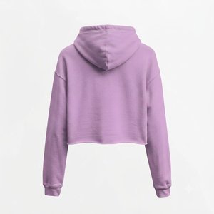 Novedades: Sudadera con Capucha para Mujer, con Logotipo Personalizado, Color Sólido, Manga Larga, Tejida, Transpirable, para Otoño, Corta, Sin Forro - Product Image 2