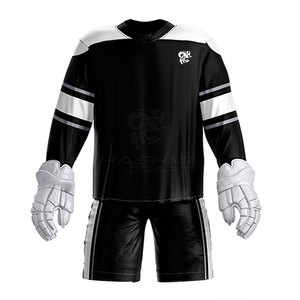 Venta directa de fábrica, uniforme de hockey sobre hielo personalizable con tela duradera y ajuste elástico, perfecto para jugadores. - Product Image 5