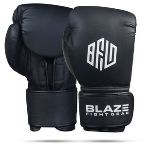 Guantes de Boxeo de Microfibra de Primera Calidad BLAZE FIGHT GEAR con Cierre de Gancho y Bucle para Soporte de Muñeca, para Entrenamiento de Sparring y Muay Thai - Product Image 1