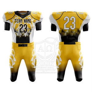 ชุดยูนิฟอร์มอเมริกันฟุตบอลสั่งทำคุณภาพสูงสุด ผ้าดีที่สุดสำหรับผู้ชาย - Product Image 6