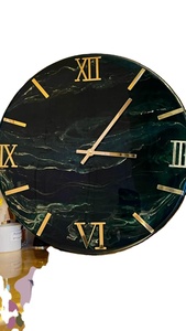 UNIQUE ASSISTANT Résine Horloge Murale Résine Époxy Salon meilleur qulatiye Meubles Décor À La Maison Horloge Murale Personnalisé meilleur - Product Image 5
