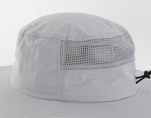 Chapeau Bob Unisexe Gris Clair en Maille Respirante Style Safari avec Broderie 3D, Sangle Réglable, pour Activités de Plein Air Estivales Décontractées pour Adultes - Product Image 2