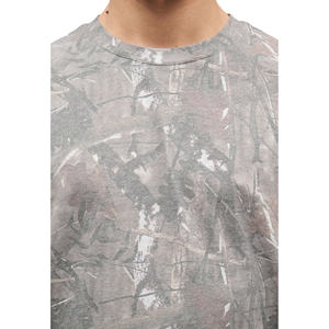 T-shirt pour homme à manches longues, léger, écologique, respirant, 100% coton, de haute qualité, col rond, logo personnalisé, OEM - Product Image 3