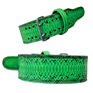 Cinturón de Cuero para Levantamiento de Pesas, Cinturón de Gimnasio de Cuero Genuino de Alto Rendimiento, Diseño de Estabilidad para la Espalda, Suministro OEM - Product Image 1