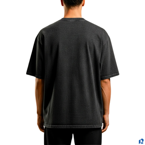 เสื้อยืดโอเวอร์ไซส์ผู้ชาย ผ้าซักแล้ว 220 GSM ผ้าฝ้าย 100% พรีเมียม หนานุ่ม เป็นมิตรกับสิ่งแวดล้อม ระบายอากาศได้ดี สตรีทแวร์ ผลิตจากโรงงาน - Product Image 5