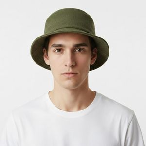 Chapeau Bob Unisexe Respirant à Œillets, Tissu Coton Premium Léger, Couleur Unie, Idéal pour l'Extérieur et les Loisirs - Product Image 2