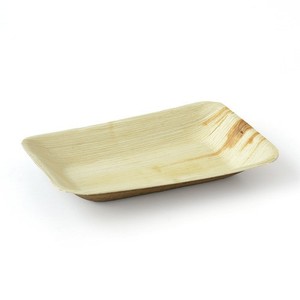 Palm Leaf Square <b>Disposable</b> <b>Plates</b> Set Eco-Friendly Compostable for Takeaway Use - Product Image 2