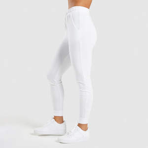 Pantalones Deportivos de Mujer con Diseño de Logotipo Personalizado, Pantalones de Yoga de Cintura Alta de Algodón para Mujer - Product Image 2