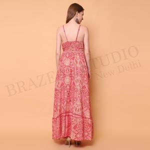 Vestido Kimono Largo con Estampado Floral Romántico para Mujer, Ropa de Dormir Informal y Suave para la Playa, Nueva Moda, Talla Grande, Gran Venta - Product Image 4